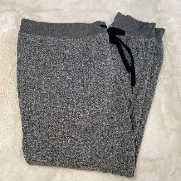Prince & Fox Men's XXL Soft Gray Black White Speck Knit Jogger Sweatpants Comfy - Picture 2 of 9